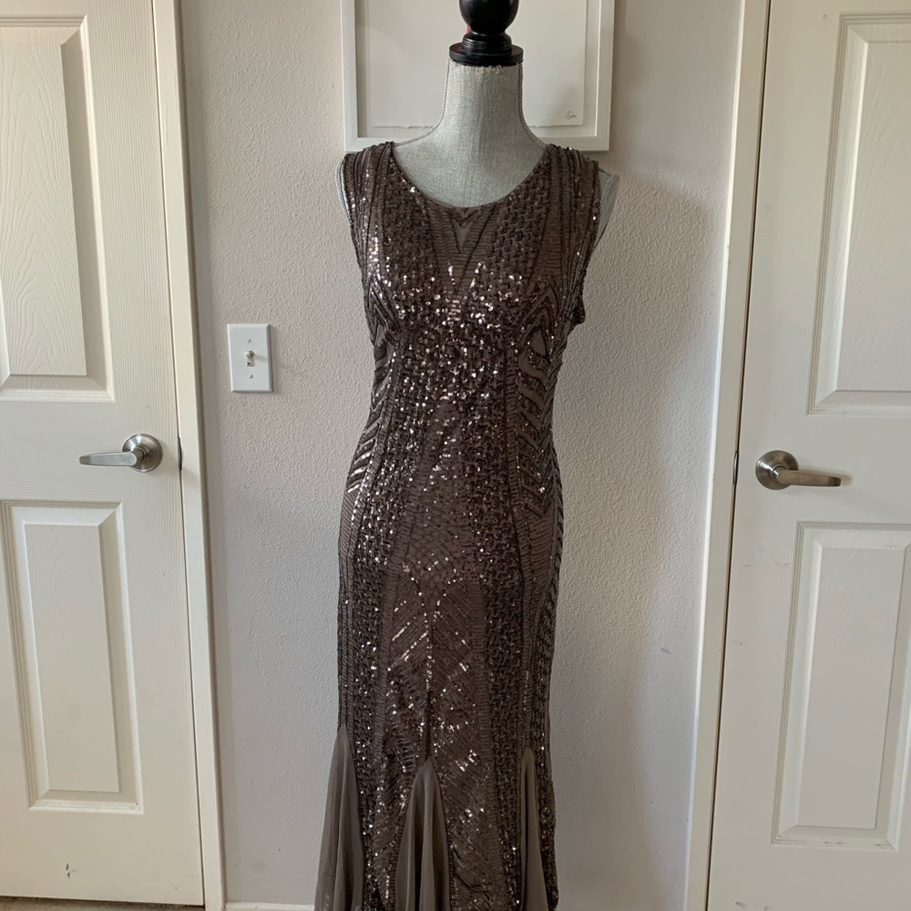 Gold dress